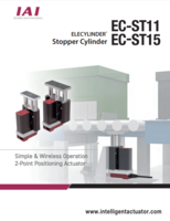 IAI EC-ST CATALOG EC-ST11 & EC-ST15 SERIES: ELECYLINDER & STOPPER CYLINDERS